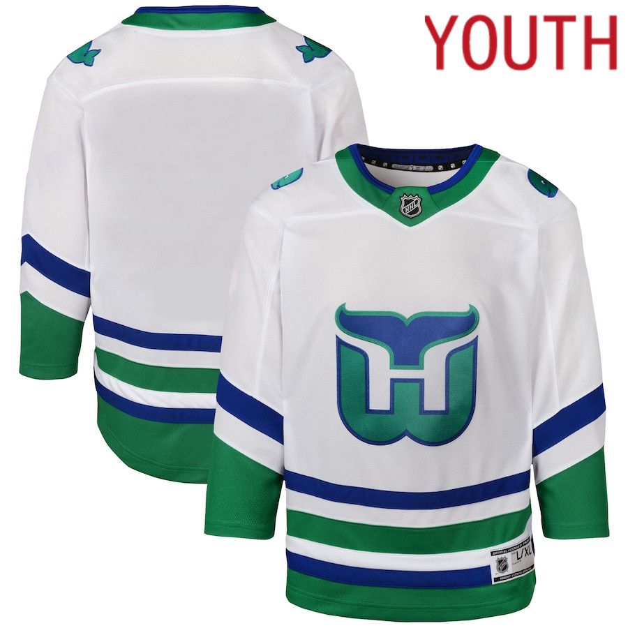 Youth Carolina Hurricanes White Whalers Premier NHL Jersey